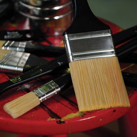 Brosse universelle en poils synthétiques - LIQUITEX - 97635 - Plate large 10 cm (1/4)