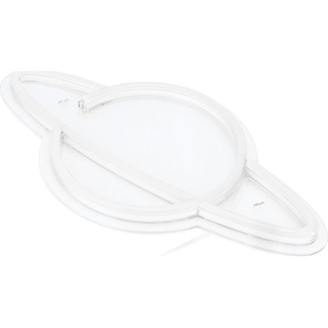 Décoration murale néon LED en forme de planète, avec lampe USB, idéale pour les anniversaires et les mariages. (1/5)