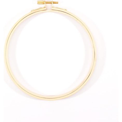 Tambour à Broder en Bois de Bambou, Ø15 cm, Cercle pour Attrape-Rêves, Cadre de Point de Croix, Anneau de Couronne pour Macramé, Crochet, Décoration Bohémien (1/4)