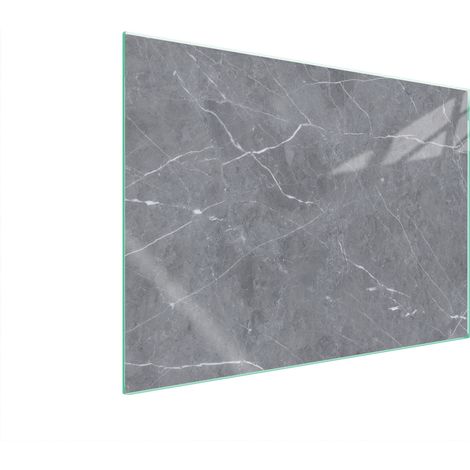 PIASTRA PROTETTIVA IN VETRO PER STUFA 70x52 MARMO (1/5)