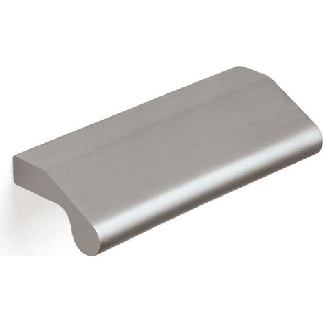 Asa de aluminio con acabado anodizado mate, dimensiones:88x15x26mm y entrepuntos:64mm -