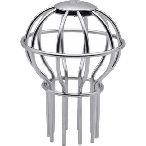 Crépine de Filtre en Acier Inoxydable 304 de Garde de Gouttière, Arrête Le Blocage des Graines de Feuilles et d'autres Outils de Nettoyage de Gouttièr,Arrête Le Blocage des Graines,Mousse,Boue (1/4)