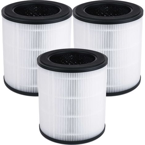vhbw 3x Luftilter kompatibel mit Rowenta Pure Air City PU2840 Luftreiniger - Kombifilter