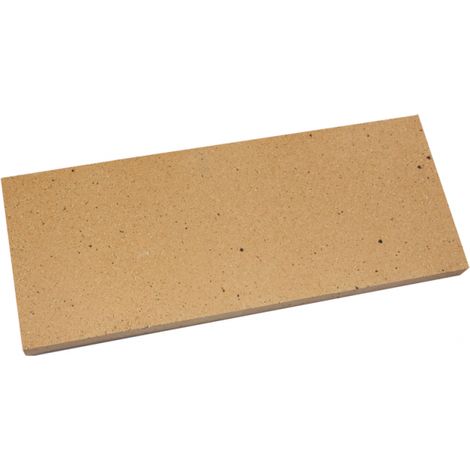 Dalle réfractaire dense 400 x 200 x 30 mm - 35% d'alumine