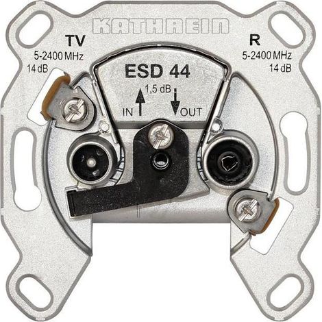 Kathrein BK-Steckdose 2fach Durchschleifdose ESD 44 (1/5)