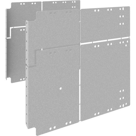 Cloison latérale arrière pour jeu de barre optimisé en prof.quadro evo 300x800 - HAGER UC3080BSO
