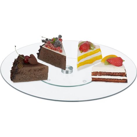 Plateau tournant, 360°, diamètre de 30 cm, Transparent (1/5)