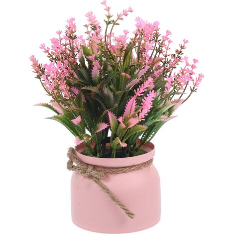 Bonsai Artificiel - Plante en Plastique - Décoration Intérieure Extérieure pour Balcon Patio Bureau Salon - 10 x 10 x 23 cm - 1 Pièce (1/5)
