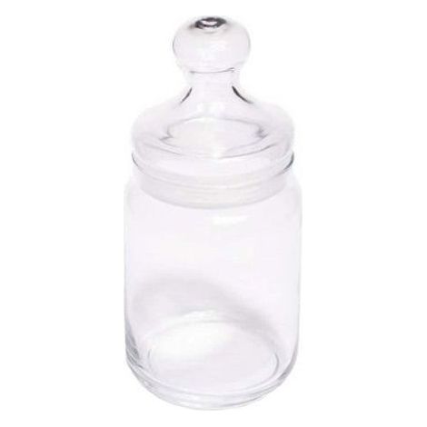 Bonbonnière en verre - OnRangeTout - Vintage - 1 litre - Fermeture hermétique - Fabriquée en France (1/4)