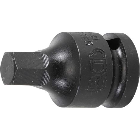BGS Embout de force entraînement carré femelle 12,5 mm (1/2") hexagone femelle 11 mm - 5485-11