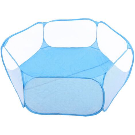 Parc portable transparent pour petits animaux de compagnie, cage-tente pour chiots, chats et lapins, idéal pour l'extérieur