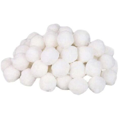 Boules filtrantes pour piscine, boules de nettoyage pour piscine, équipement de nettoyage pour piscine, boule en fibre pour purification de l'eau, 500 g (1/3)