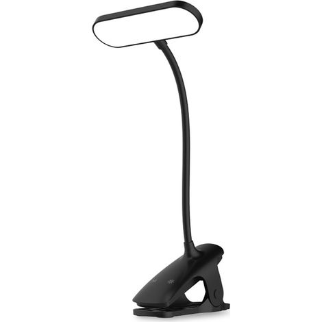 Lampe de lecture rechargeable USB, lampe de chevet LED à pince avec intensité variable pour enfants et filles, veilleuse pour lire au lit (1/5)