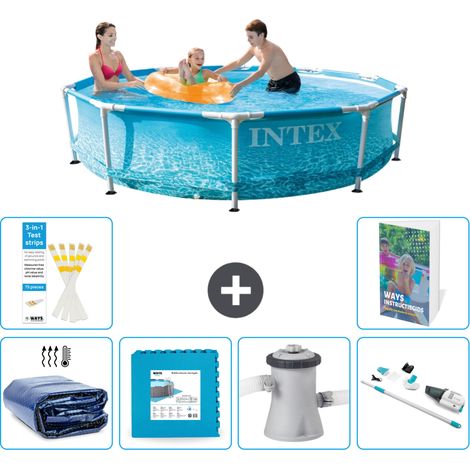 Frame Pool Rund - 305x76 cm - 7-teilig S145