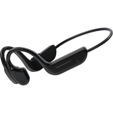 par de auriculares de conducción ósea, Bluetooth, resistentes al agua IPX4, con micrófono incorporado, ideales para deportes y correr. (1/5)