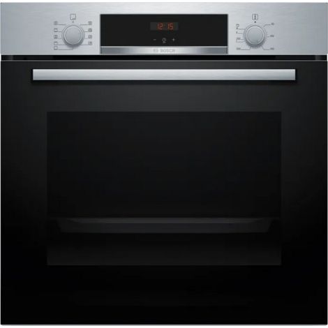 Backofen. 60 cm³+. 7 kochprogramme. Ecoclean. Rotes display. Edelstahl. - Bosch - HBA534BS3