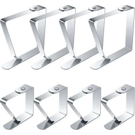 7cm Outdoor Tablecloth Clip, Anti-Slip, Large Adjustable Stainless Steel Tablecloth Clip, for Kitchen, Office, Garden (1/5)
