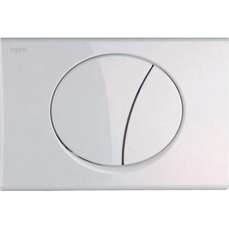 MEPA WC-Betätigungsplatte MEPA Sun 2-M R11 (Weiß, 245x165x13 mm) 421600 (1/3)