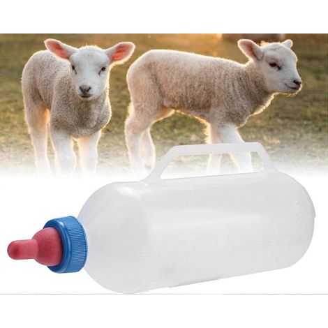 Biberon de 1 L pour l'alimentation des agneaux et des veaux. (1/5)