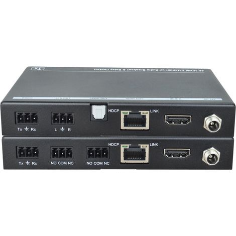 Vivolink VLHDMIEXT416 extensor audio/video Transmisor y receptor de señales AV Negro