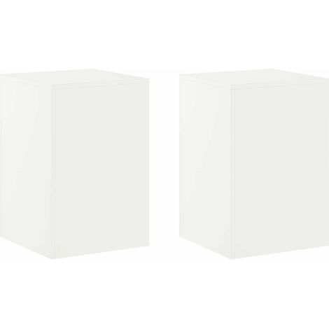 Pflanzenständer 2 pcs Weiß 40 x 40 x 60 cm Stahl vidaXL