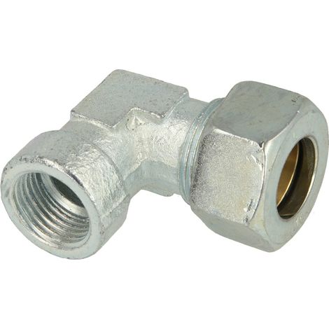 Raccord à visser 1/2'' x 18 mm coudé femelle