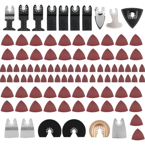 100 lames de scie plongeante de haute précision pour outil multifonction oscillant universel