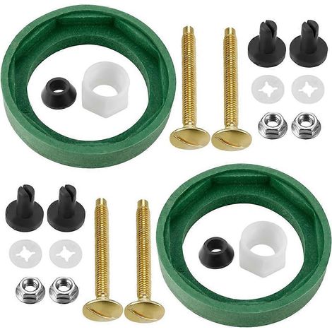 Kit de raccordement réservoir-cuvette (2 pièces) pour joint de réservoir de toilette de 7,6 cm (3 pouces). (1/5)