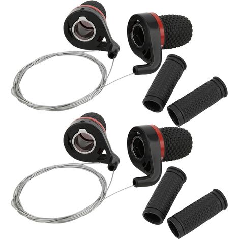 2 paires de poignées de changement de vitesse torsadées pour VTT (1/5)