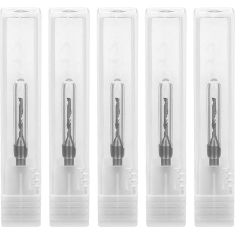 5 Stück 12-mm-Spiralfräser mit Klinge für Gravier- und Fräsmaschinen