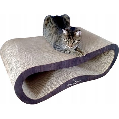 Griffoir pour chat Leon marron 40 cm 78 x 28 x 40 cm MruuPruu (1/5)