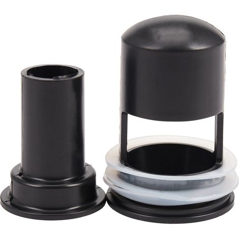 Lot de 4 filtres anti-refoulement avec noyau en silicone pour siphon de sol de cuisine et toilettes (avec filtre). (1/5)