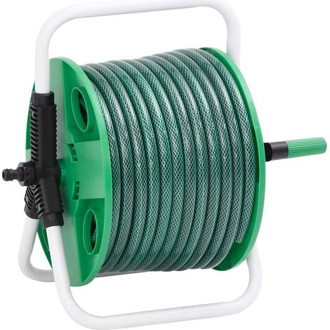 Schlauchtrommel Freistehend mit Schlauchanschluss-Set 0,5" 20 m