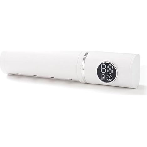 Esterilizador de cepillos de dientes sin perforaciones, esterilizador ultravioleta para cepillos de dientes, esterilizador doméstico, blanco (1/5)