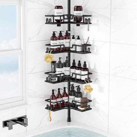 Etagere Douche Sans Percage: Étagère Douche Télescopique Angle Pour Petite Salle De Bain (1/5)