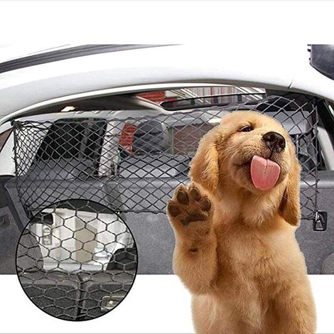 Filet de protection pour chien, barrière d'isolation pour voiture, filet de séparation pour animaux de compagnie, filets de sécurité pour coffre, accessoires pour animaux de compagnie