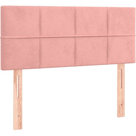 Tête de lit Rose 90x5x78/88 cm Velours (1/5)