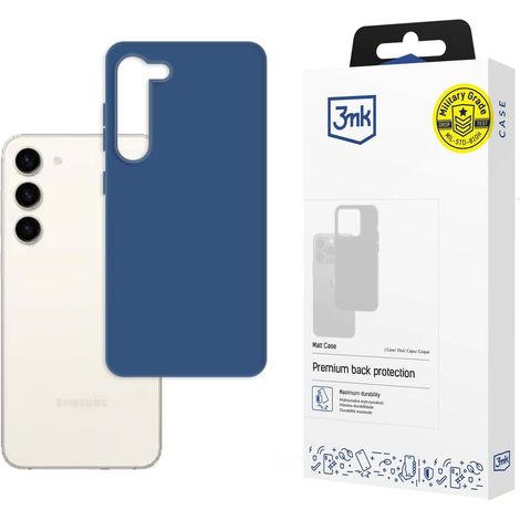 Samsung Galaxy S23+ - Funda mate de 3 mm azul
