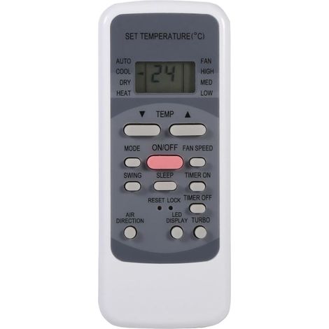 Télécommande de climatisation universelle compatible avec les climatiseurs de la série R51 R51/E R51/CE R51M/CE R51D/E R51M/BGE R51M/BGE R51M/BGE (1/5)