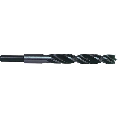 Mèche bois double listel D. 10 x LT. 133 x Lu. 87 mm - Q. cylindrique - DL101331 - Alsafix