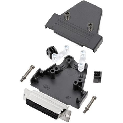 TRU COMPONENTS TCTRIP25HDS44K TCTRIP25HDS44K Nombre de pôles: 44 matière plastique 180 ° noir 1 pc(s) (1/2)