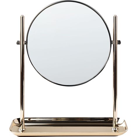 Makeup Mirror FINISTERE Gold