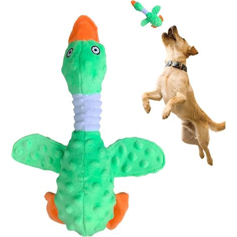 Jouet à mâcher pour chien Divertissement Grinceur Résistant À La Morsure En forme d'oiseau, jouet à mâcher en peluche pour chien Pour Arrière-Cour, Jardin, Salon, Camping, Races Moyennes Et Gran (1/5)