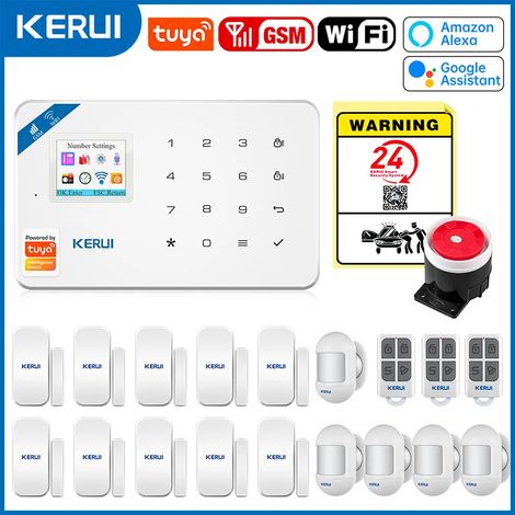 (Pack 4) Système d'alarme de sécurité Tuya Smart WiFi GSM, compatible avec Alexa Home, antivol (1/5)