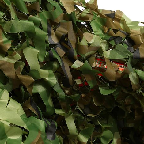 Filet de camouflage jungle militaire furtif de 1,5 x 5 m, abri de chasse/tir/pêche (1/5)