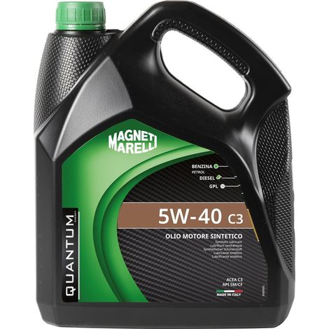 QUANTUM ENERGY Olio Lubrificante Marelli 5W40 C3 Sintetico 4L Auto Originale (1/5)