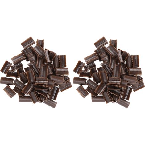 sachets de granules pour extensions de cheveux à pointes en U, résine thermocollante, marron, pour salon de coiffure à domicile. (1/5)