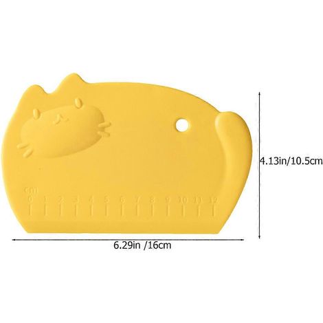 Lot de 2 racloirs à pâte en silicone, emporte-pièces en forme de chat, accessoires de pâtisserie (1/5)