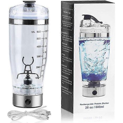 HONORNIC - Shaker électrique automatique pour cocktails et café, 450 ml