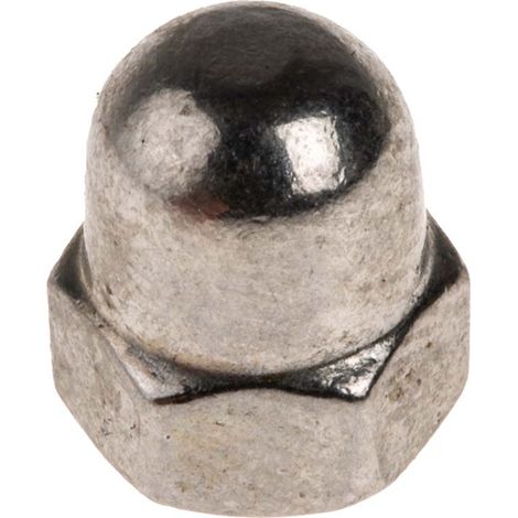 Écrou borgne, Acier Inoxydable A4 316, M5 ( Prix pour Boîte de 50 ) (1/2)